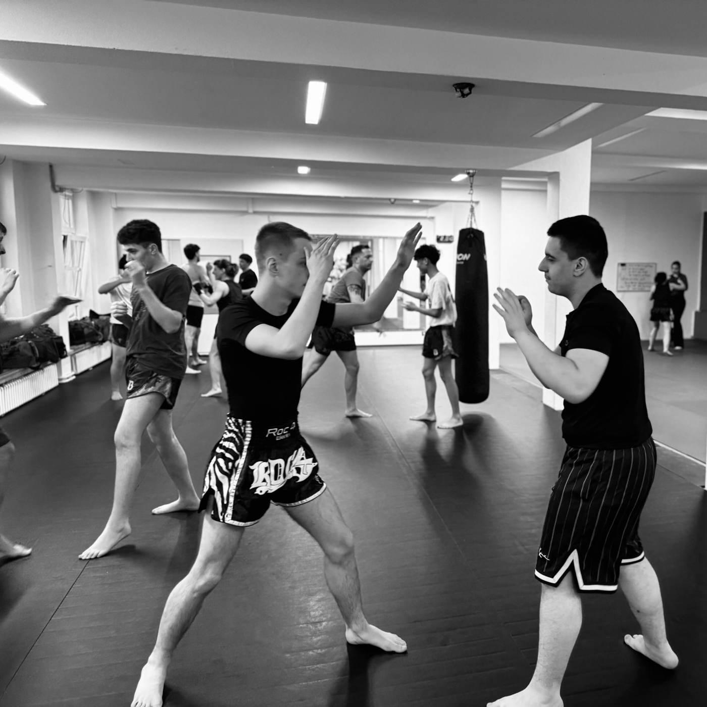 Pratzentraining im Roc 4
